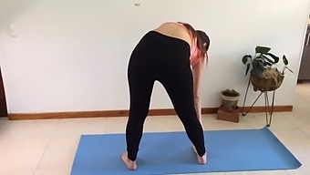 Step-Sister'S Surprise Leads To Steamy Yoga Session And Intense Fucking