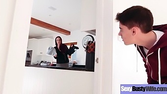 Emma Butt'S Sensual Encounter With A Busty Housewife In Explicit Action