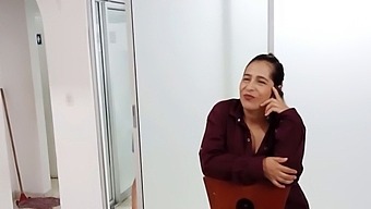 Latina Cougar Interrupts Stepmother'S Phone Call With Lover And Relieves Her Of Sexual Tension