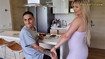 Monique Fuentes Gives A Handjob And Then Gets Pounded Without A Condom Until Orgasm