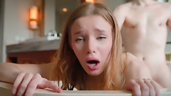 Russian Teen Surprises Brother In Bathroom Pov