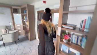 Cheating And Riding Natural Cowgirl On A Cruise With An Amateur Babe